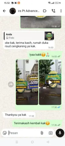 Testimonial Papan Bunga Pernikahan uluwatu
